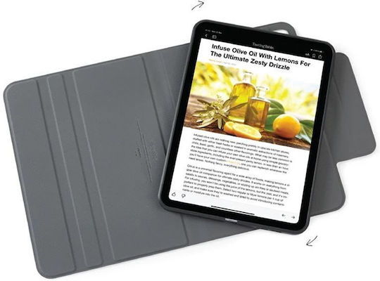 Pipetto Origami No5 Folio Flip Cover Case Compatible Ipad Pro 11 Inch 2024 Black