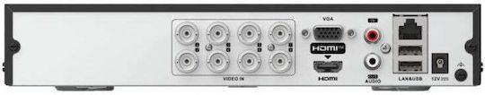Hikvision Überwachungs-Videorekorder DVR 8 Kanäle mit Auflösung 4K iDS-7208HUHI-M1/T