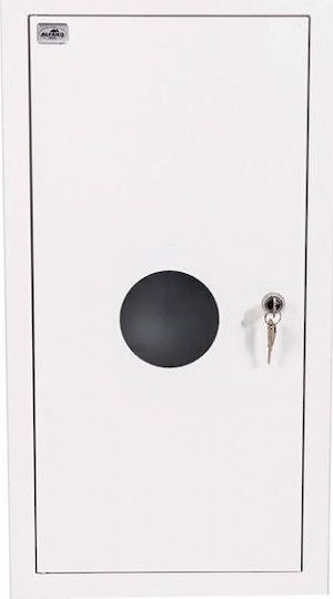 Alfako Flush-Mounted Metal Switchboard 1 x Tl 3f Electronic Counter + 11 Security Window Lock Ral 9003a-rw12e