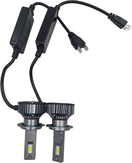 Rolinger Autolampen H7 LED 6000K Kaltes Weiß 12V / 24V 70W Menge 2