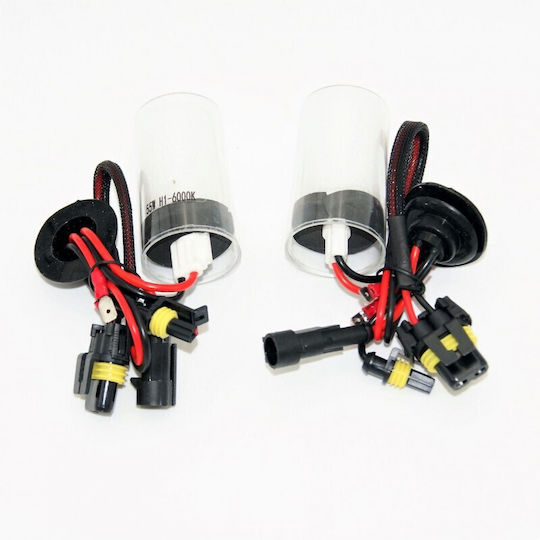 Lamps Car H1 Xenon 6000K Cold White 12V 55W 2pcs
