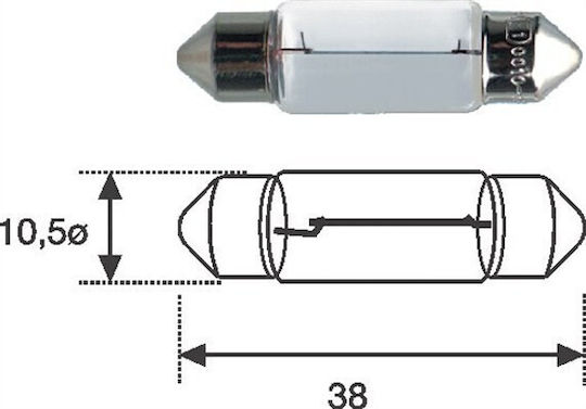 C10w Bulb 12v 10w
