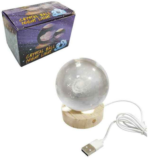 Night Light LED Crystal Ball Decorative Table Lamp Night Light LED Crystal Ball Decorative Table Lamp