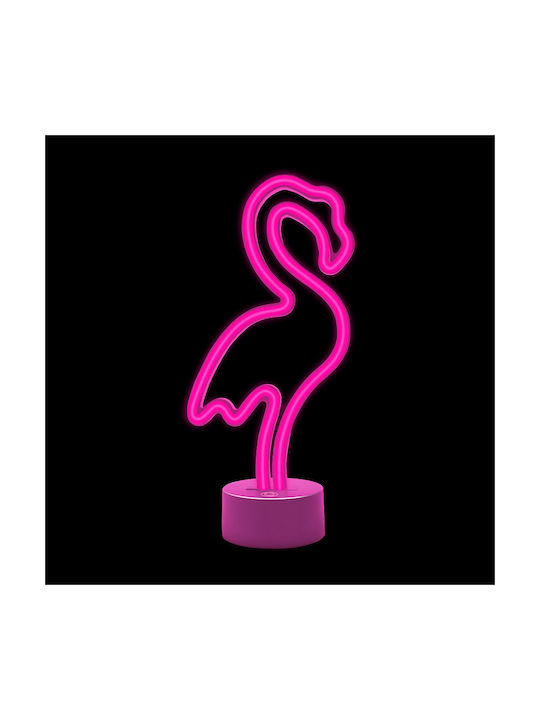 Neon Led On Stand Flamingo Pink Usb-c Fsc-11 Forever Light