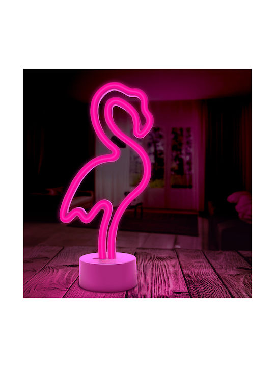 Neon Led On Stand Flamingo Pink Usb-c Fsc-11 Forever Light
