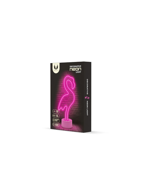 Neon Led On Stand Flamingo Pink Usb-c Fsc-11 Forever Light