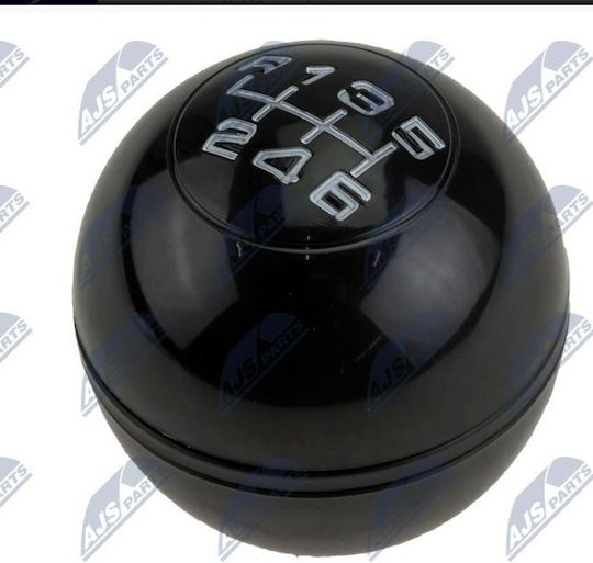 NTY Buton schimbător 6 viteze pentru Alfa Romeo Giulietta 2010+ Negru