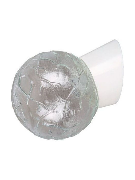 Rabalux Modern Lamp Wall with Socket E27 Transparent 16cm