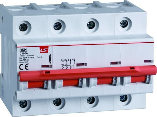 Lsis Power Switch 1.5 Modul 4p C 100a 10ka Bkh 4p C100a 06110363r0