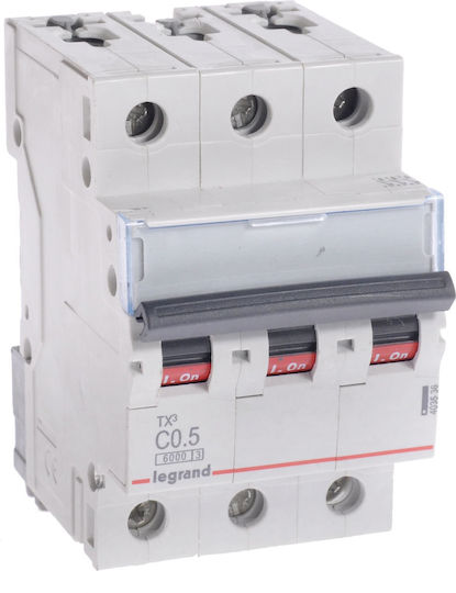 3P C 0.5A 6kA AC Автоматични Аспиратори S303 TX3 403536