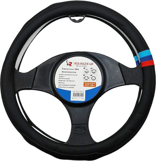 Car Steering Wheel Cover with Diameter 37-39cm Synthetic