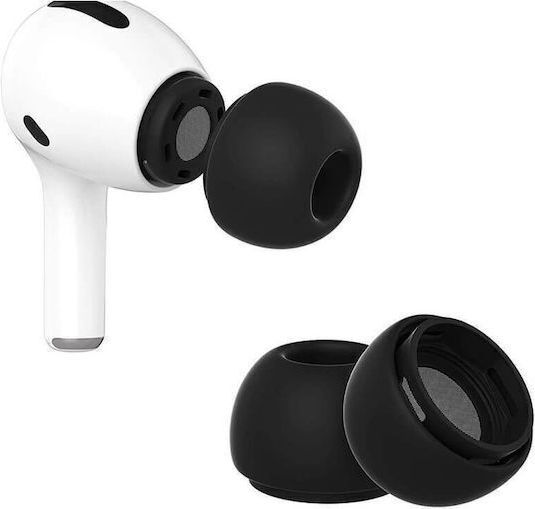 Medium Silicone Covers in Black color for Apple AirPods Pro 2