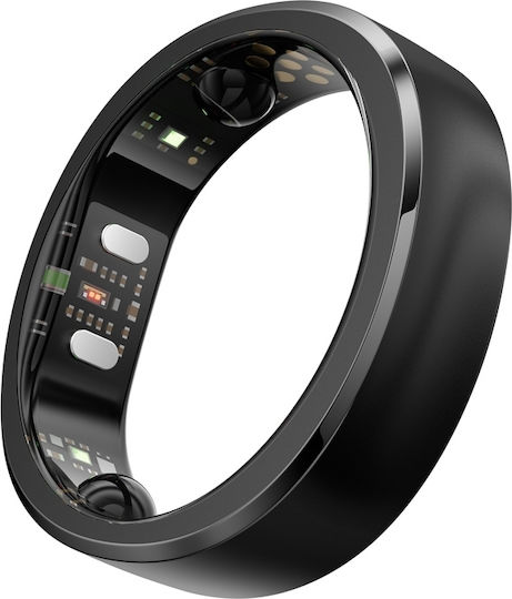 RingConn Inel inteligent Gen 3 22.3mm Waterproof cu Pulsometru Negru Mat