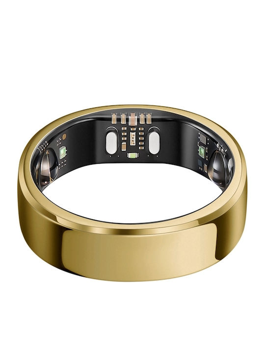 RingConn Gen 3 Intelligente Ringe 22.3mm Wasserdicht mit Herzfrequenzsensor Royal Gold