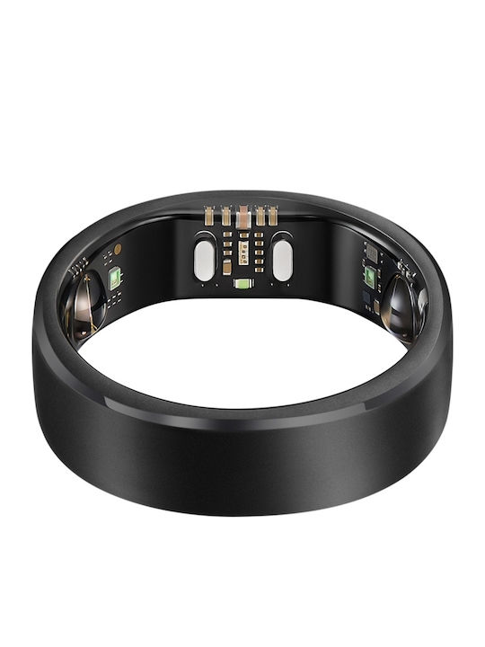 RingConn Gen 3 Intelligenter Ring 19mm Wasserdicht mit Herzfrequenzsensor Matteschwarz