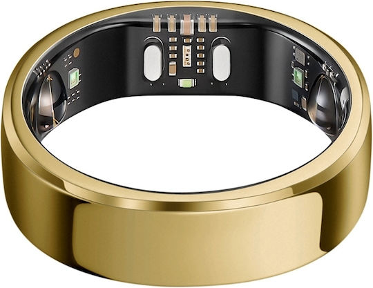 RingConn Gen 3 Smart Ring Size 15 Waterproof with Heart Rate Monitor Royal Gold