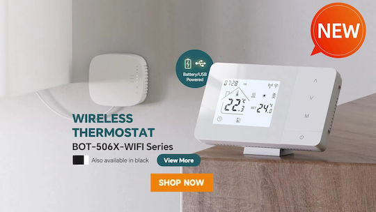 Termostat Digital de Cameră Smart cu Wi-Fi
