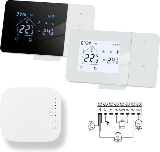 Termostat Digital de Cameră Smart cu Wi-Fi