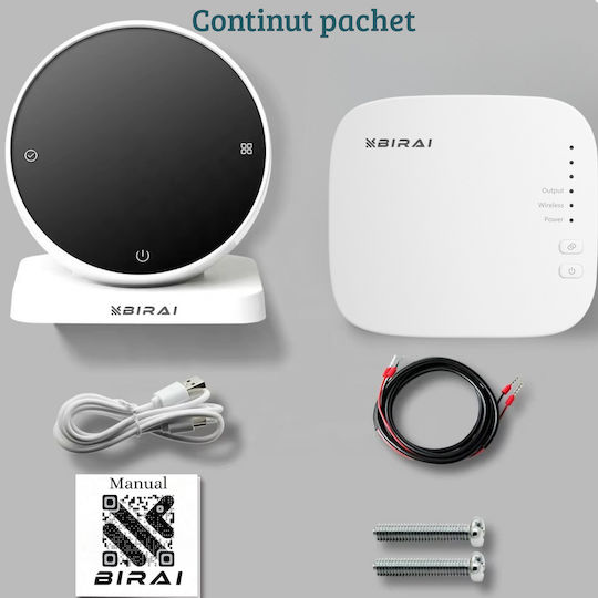 Termostat Digital de Cameră Smart cu Ecran Tactil și Wi-Fi