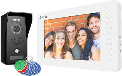 Eura White Video Intercom Set