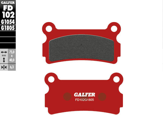 Galfer Kh164 Semi-metallische Motorradbremsbeläge
