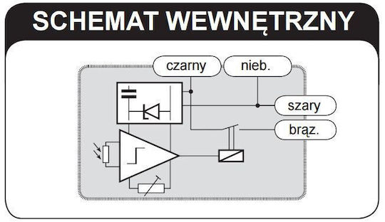 Zamel Wired Contact Sensor 60x35mm