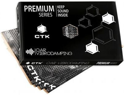 CTK Ηχομονωτικό Βουτυλίου για Όλο το Όχημα 370x500mm 15τμχ