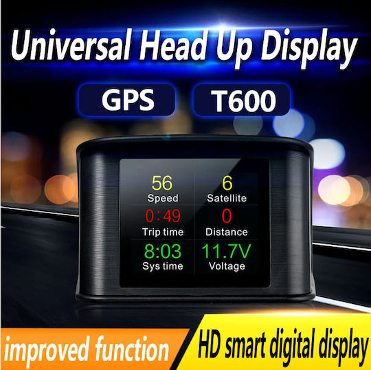 Wiiyii WIIYII T600 Дигитален инструмент Head Up Display, Скоростомер и Волтметър за автомобил