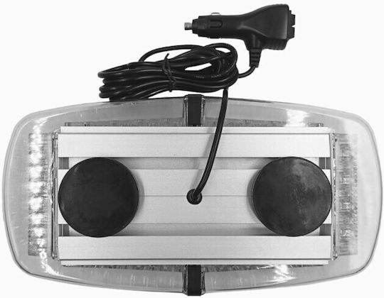 Μπάρα Σήμανσης Αυτοκινήτου LED 12 / 24V 31cm με Πορτοκαλί Φωτισμό