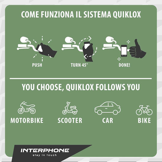 Interphone Mobile Phone Case Apple iPhone 16 for Motorcycle Mount