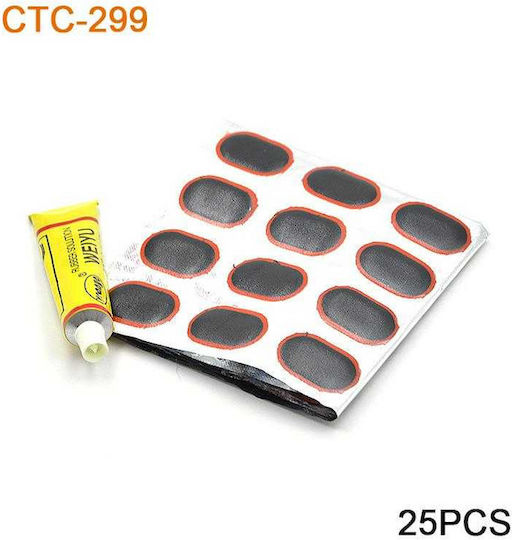 Pervoi Reifenreparaturset 25Stück Für Autoreifen Ctc-299