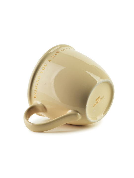 Mondex Keramiktasse Beige 500ml