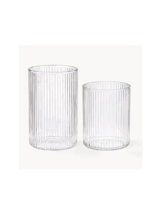 Miamio Set Pahare Pentru Apă / Cocteiluri / Cafea / Cafea Grecească Freddo Din Sticlă 280ml 12 Bucăți