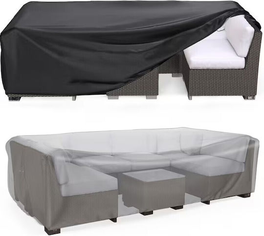 Husă Impermeabilă De Protecție Pentru Canapea 205x160x70cm În Culoare Neagră