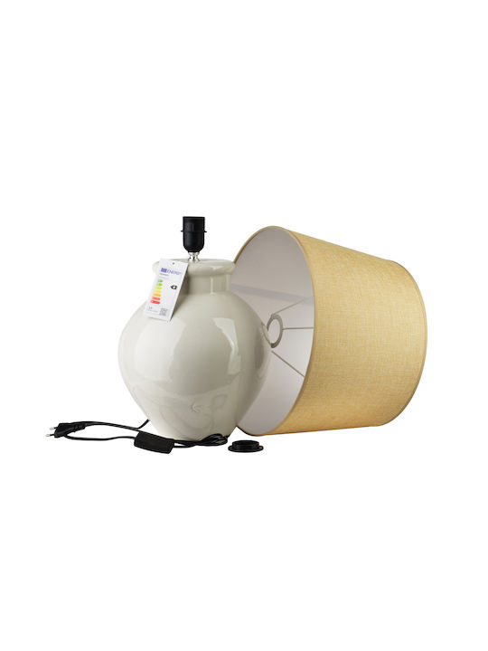 Mondex Table Lamp with Grey Shade and Base