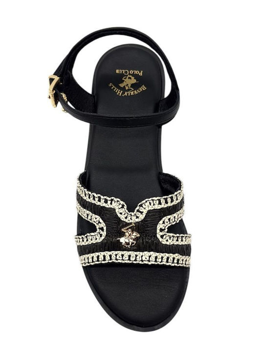 Women's Flat Sandals Black