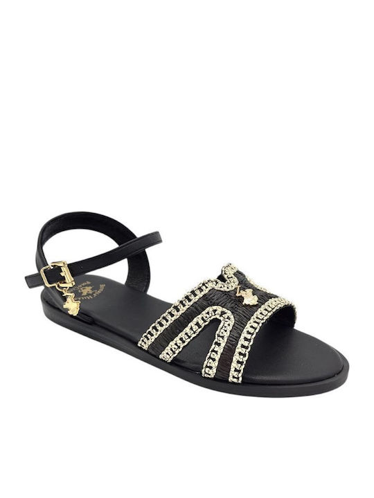 Women's Flat Sandals Black