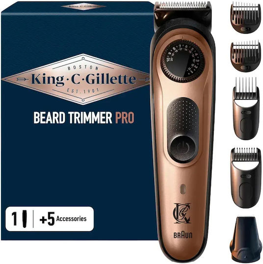 Gillette Επαναφορτιζόμενη Κουρευτική Μηχανή Μαύρη