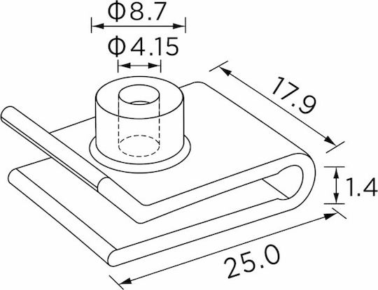 Epcrc537 U-type Nuts 10 Pcs
