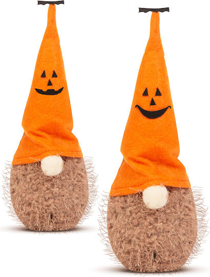 Halloween LED Elf 20 cm Lichtdekoration Textil Warmweiß Licht