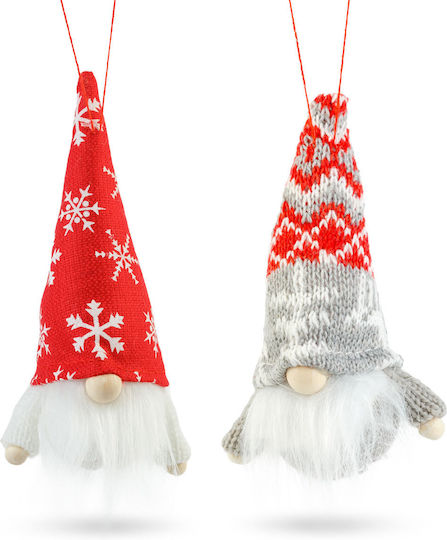 Scandinavian Elf Decoration 15 Cm Textile Figurine 2 Models