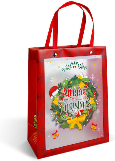 Geantă de Crăciun din Plastic pentru Cadou 24x9.5x19.5 cm (Diverse Modele)