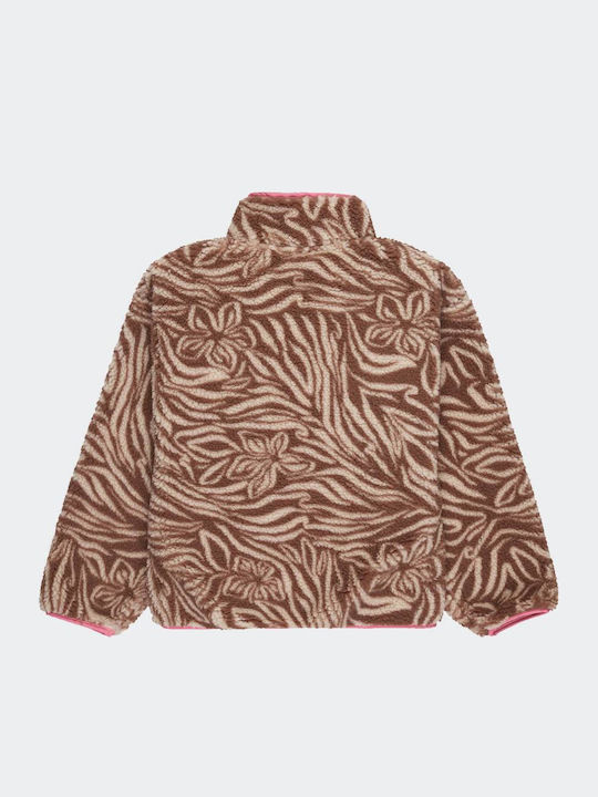 Kids Cardigan Fleece Parchment Like Electricity
