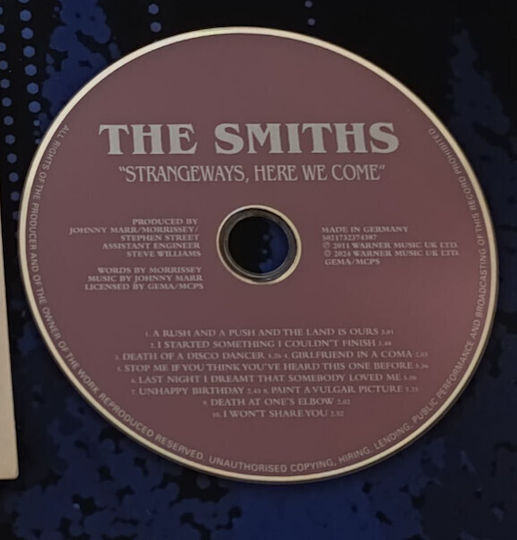 Smiths Strangeways Here We Come Cd