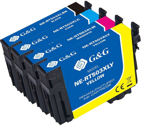 G&G Pack of Compatible Inkjet Printer Cartridges Epson Epson 503xl 550 Pages Black 1 Piece