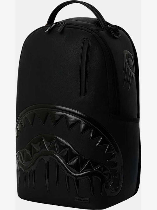 Sprayground Blacked Out Metallic Drip School Backpack Junior High-High School Black