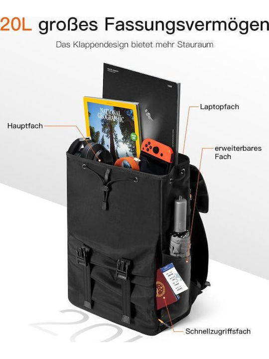 Inateck Black Laptop Backpack BP01008_BLACK Inateck Black Laptop Backpack BP01008_BLACK