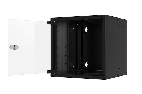 EFB Монтирана На Стена Рак Кабина 4U Черна WGB-1004TS.30