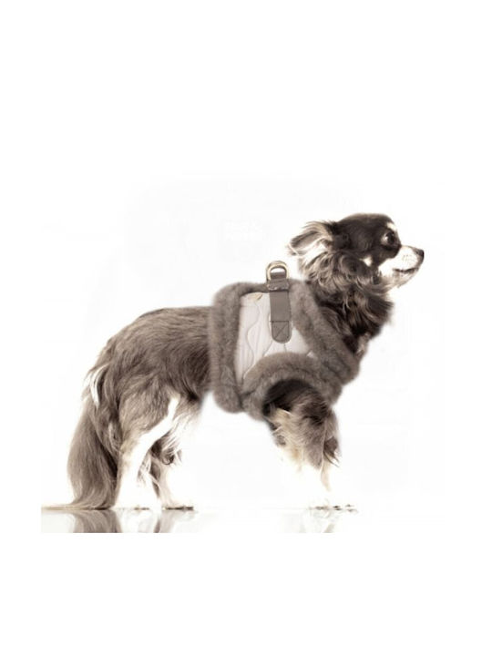 Milk & Pepper Dog Harness Fur Enola Grey 26