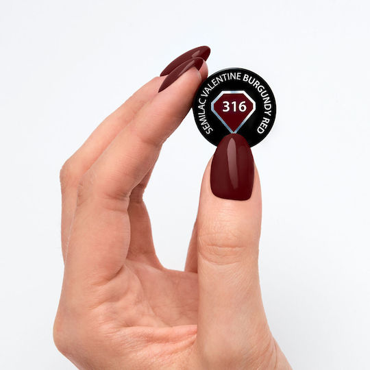 Semilac Semilac Gel Nagellack 316 Burgunderrot 7ml